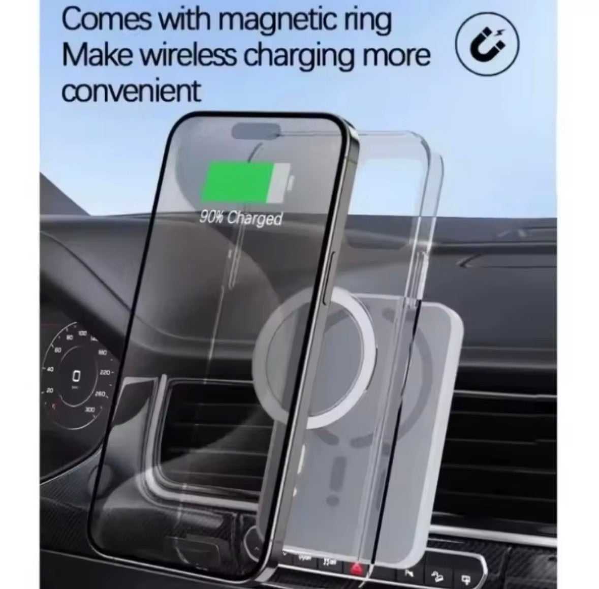 Magnetic Car Wireless Charger Air Vent