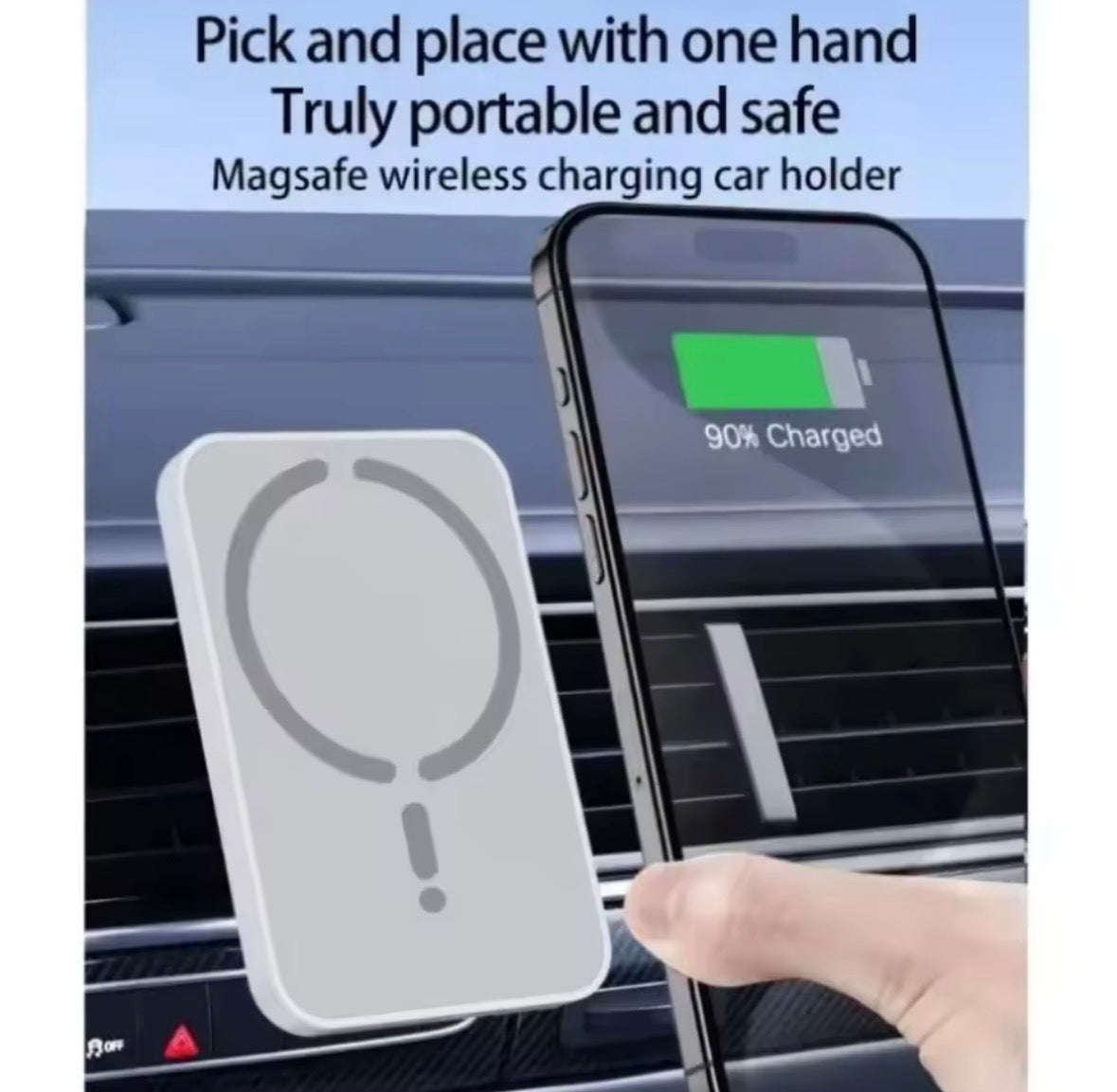 Magnetic Car Wireless Charger Air Vent