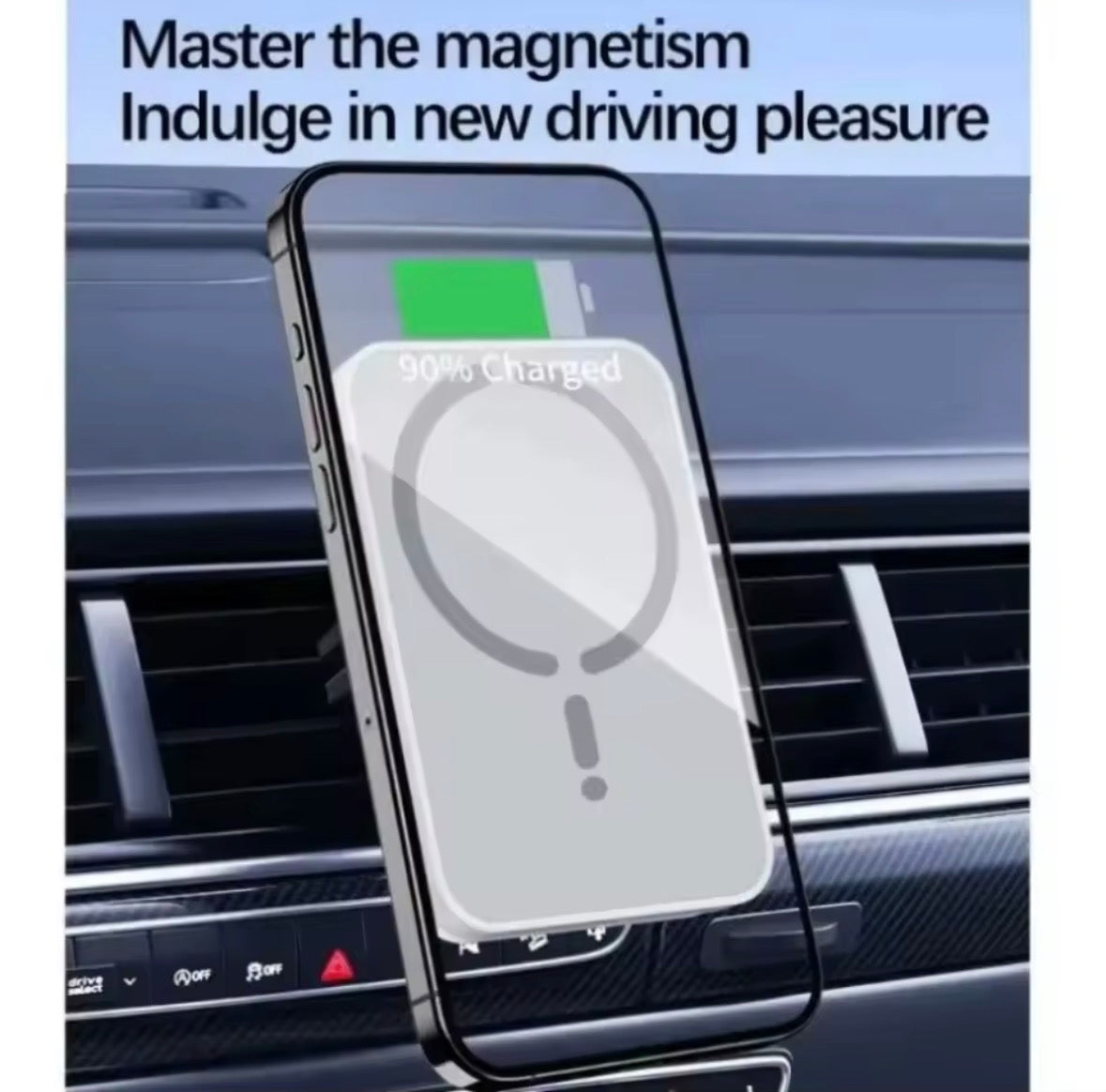 Magnetic Car Wireless Charger Air Vent