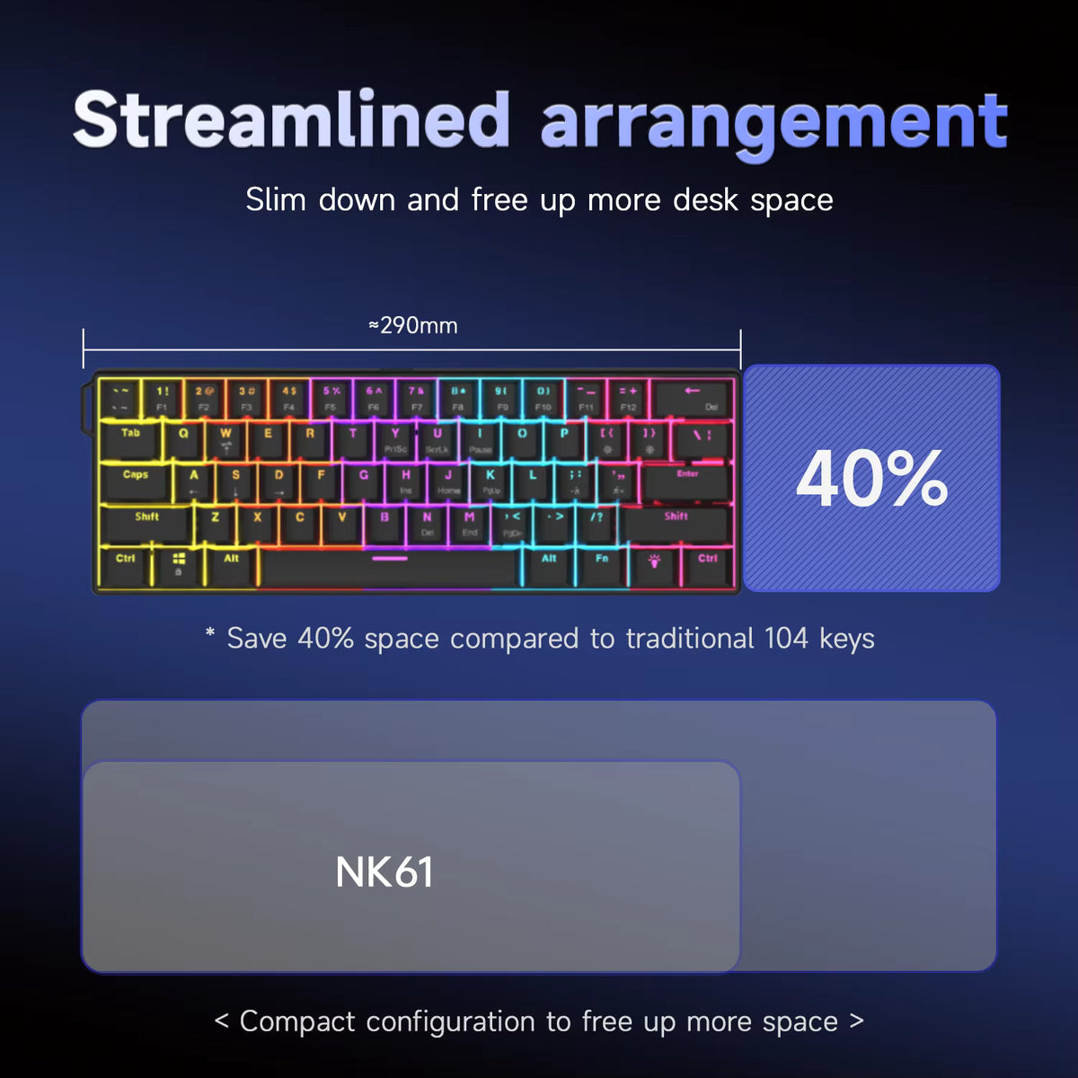 60% mechanical keyboard