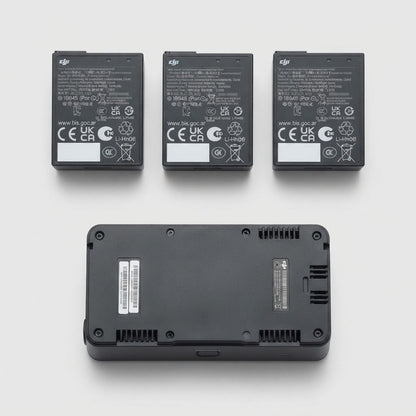 DJI Osmo action batteries and charger